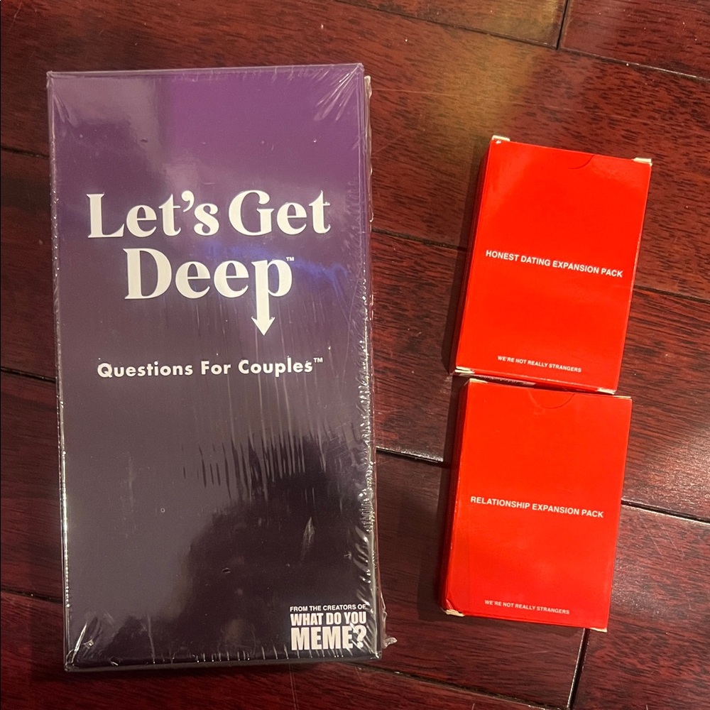 Let's Get Deep Card Game by - Purple